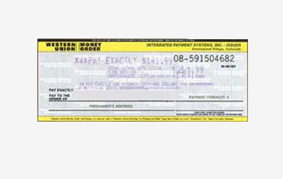 where can i cash a western union money order in canada